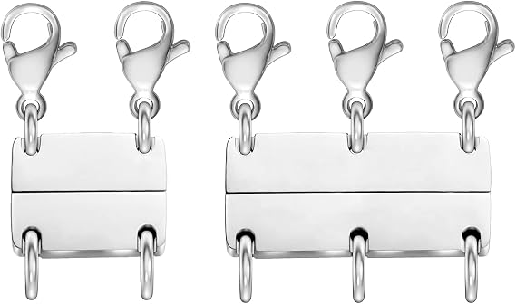 MKCYD Multi Necklace Layering Clasp Strong Magnetic Clasps