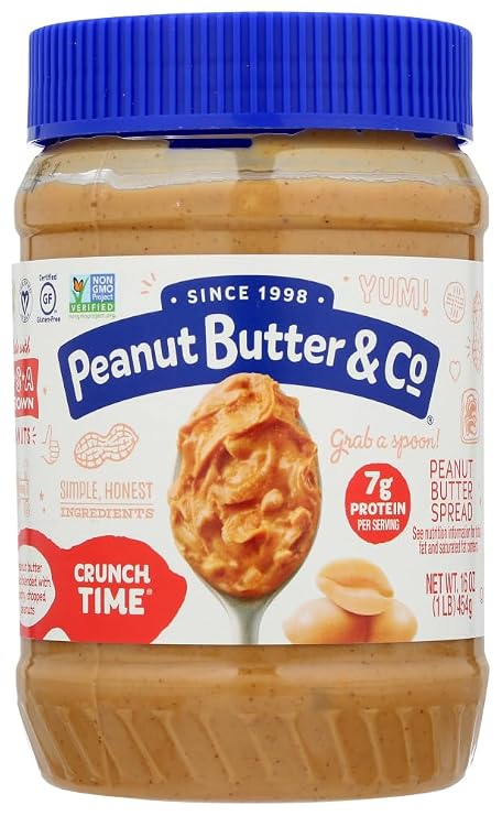 Crunch Time, All Natural Peanut Butter & Co. 6 Pack (16 Oz Ea)