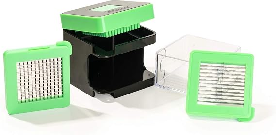 Genius Nicer Dicer Spicy A34155 4-Piece Vegetable Slicer Onion Slicer Green