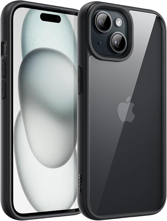 JETech Case for iPhone 15, Black