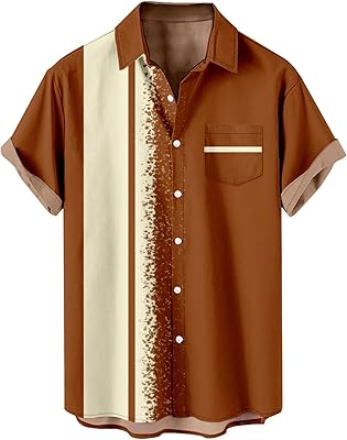Muscularfit Mens Shirts Casual Short Sleeve Button Down Shirt Summer Vacation Tropical Shirts Lightweight Collar Tshirt 2024