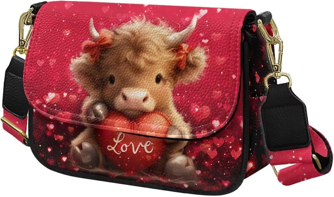 BIGCARJOB Crossbody Bag for Women Leather Shoulder Bag Crossbody Trendy Sling Bag for Travel