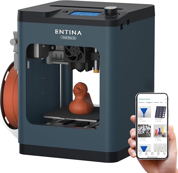 ENTINA MINI 3D Printer,TIAN2PLUS 250mm/s Fast 3D Printer for Beginners