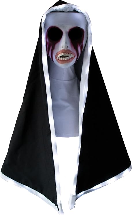 Trick Or Treat Studios The Purge Nun Mask - Election Year Purger Tourist Costume Half Mask