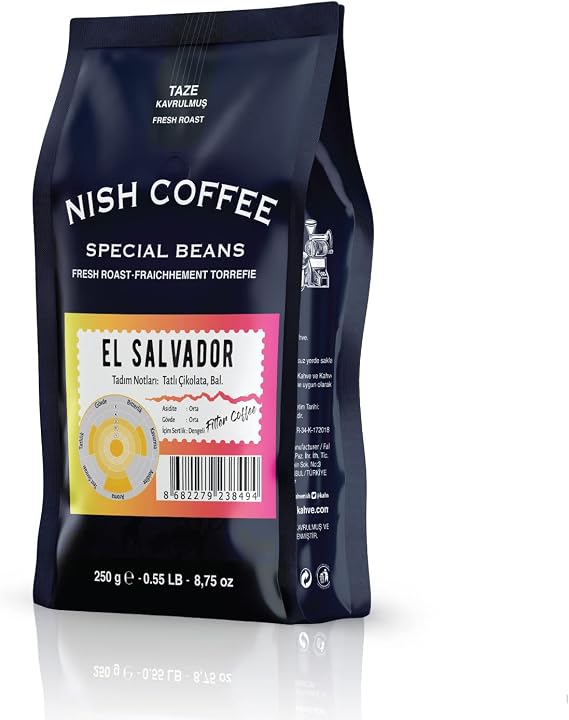 Nish Filtre Kahve El Salvador 250 Gr - Öğütülmüş