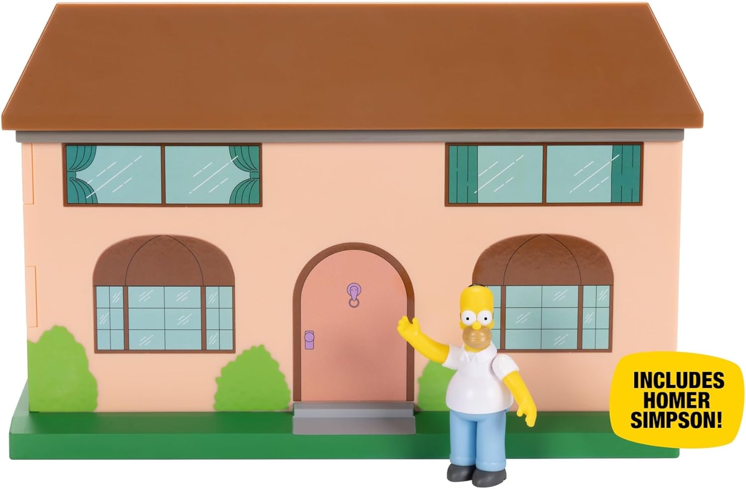 Disney Simpsons Oturma Odası Diorama House Oyun Seti, 2,5 İnç Ölçekli Homer Aksiyon Figürü ve Aksesuarlar