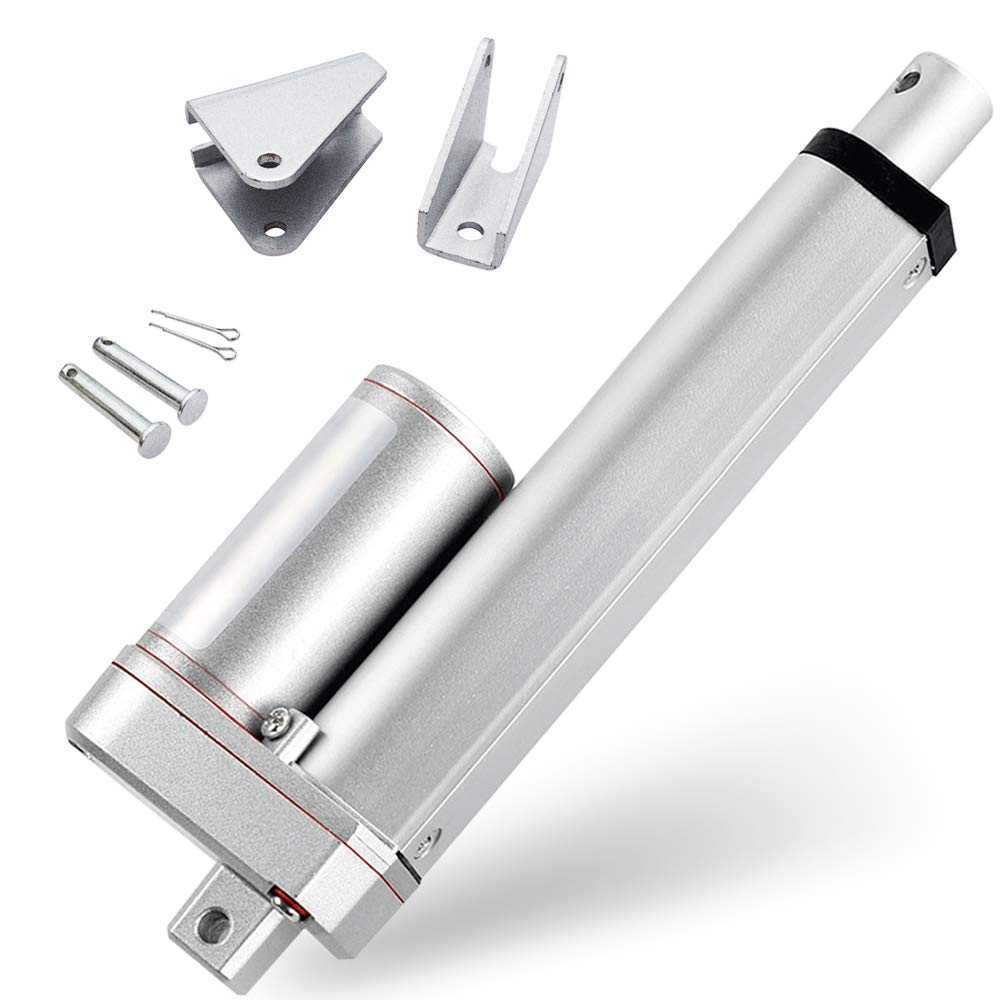 DCHOUSE Linear Motion Actuators 1000N/225lbs Linear Actuator 200mm/8" stroke Linear actuators12V DC for Auto Car RV Electric Door Opener Industrial Agricultural Window