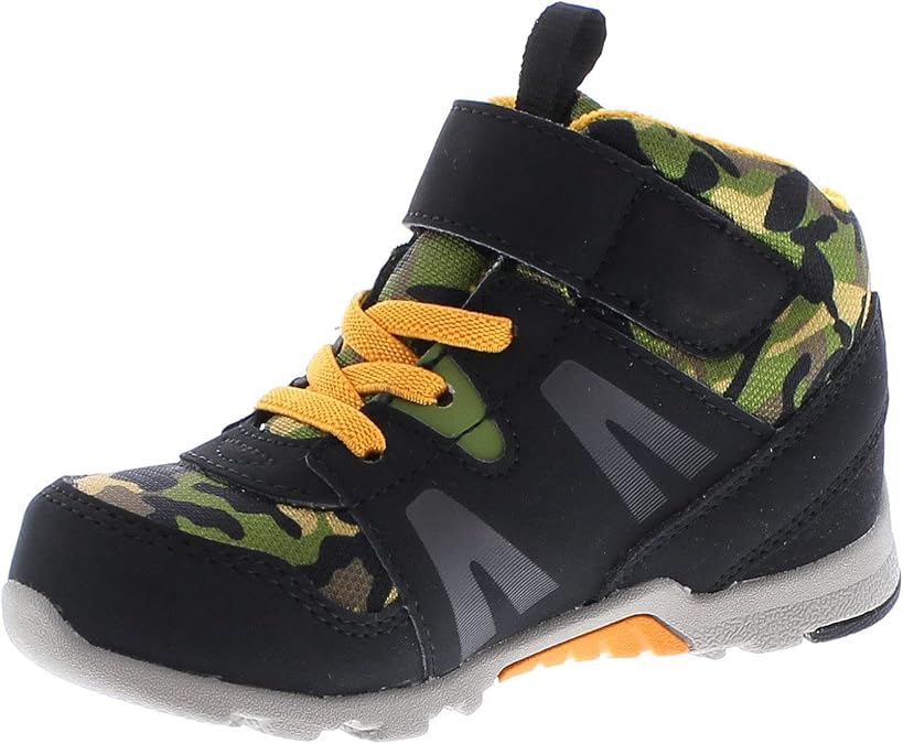 TSUKIHOSHI HIKE Kids Hiking Boots - Waterproof Kids and Toddler Hiking Boots with Wide Toe Box & Slip-Resistant Outsole - Machine Washable, Ages 1-8
