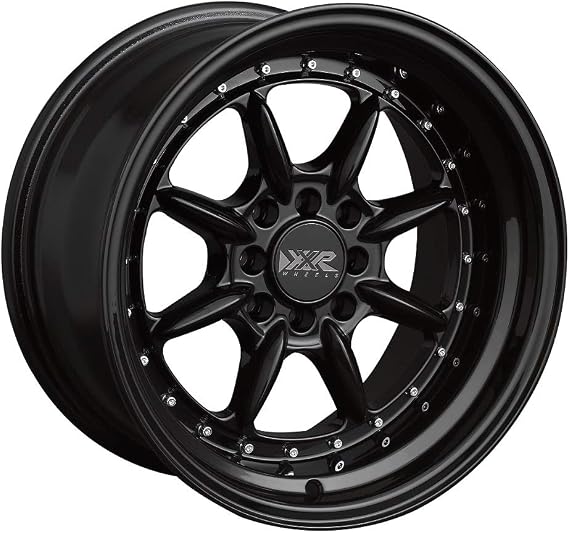 XXR WHEELS 002.5 Rim 15X8 4X100/4X114.3 Offset 0 Black (Quantity of 1)