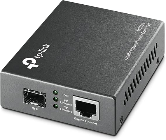 TP-Link MC220L, Gigabit SFP to RJ45 Fiber Media Converter