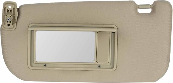Gray Driver Left Side Sun Visor Replacement Compatible with KIA Sportage 2005 2006 2007 2008 2009 2010 Replace 85202-1F090EZ