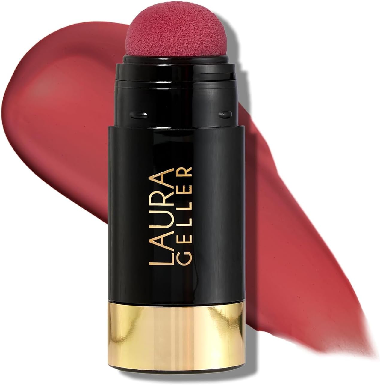 LAURA GELLER NEW YORK Serum Blush Tint (Blushing Berry) - Hydrating, Long-Lasting Liquid Blush with Hyaluronic Acid for Plump, Rejuvenated Cheeks and a Natural Finish