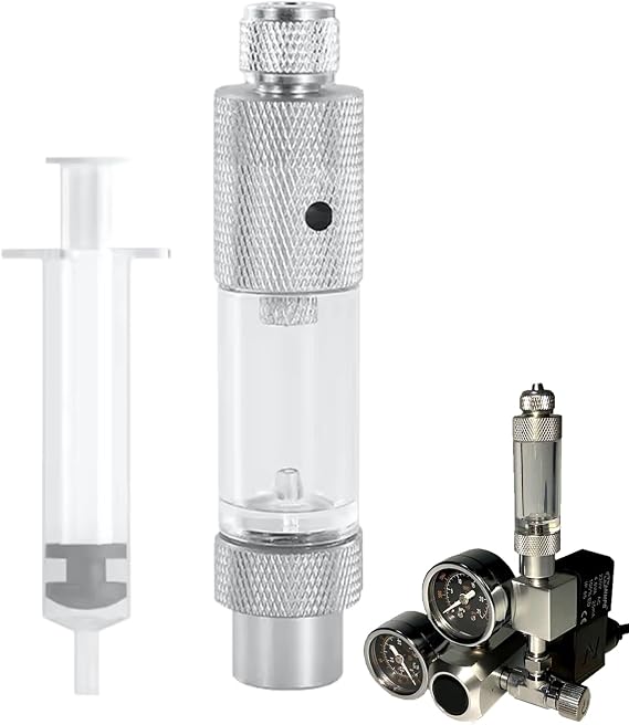 Gas Bubble Meter Easy Water Refill Check Valve