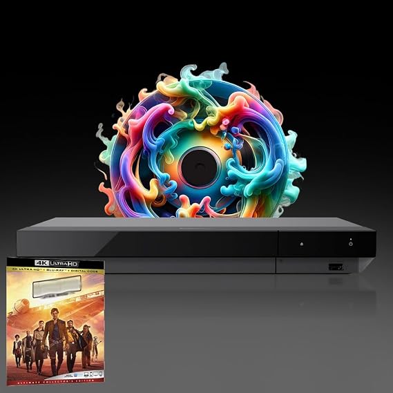 Blu-ray Player Compatible with Sony UBP-X700K MultiRegion Blu-ray Region A, B & C - DVD Regions 1-8 - Bundle Including S0L0 - A St. War. Story 4K UHD Disc