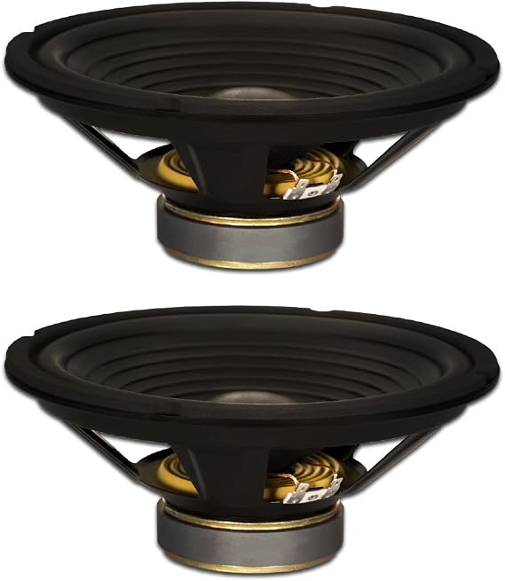 2 Goldwood Sound GW-210/4 OEM 10" Woofers 220 Watts each 4ohm Replacement Speakers