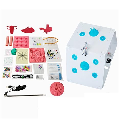 Laparoscopy Training Nine Modules Training Kits Laparoscopic Trainer Practice Module Laparoscopy Trainer Training Module for Doctors Medical Student Training Study Use (A Set)