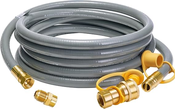 CALPOSE 15 Feet 1/2 inch ID Natural Gas Hose for Outdoor Grill