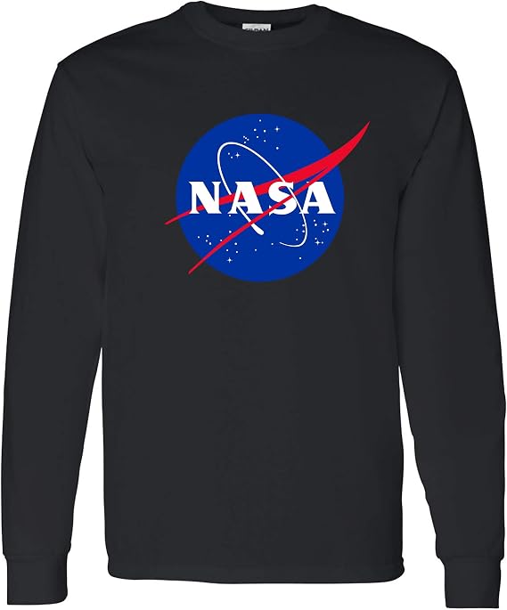 NASA Logo - National Aeronautics and Space Administration Long Sleeve T Shirt