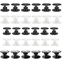 ZDNT Pack of 30 Buttons for Crocs, Croc Rivets Buttons, Male Buckle, Plastic Press Studs, Replacement Crocs Rivets and Buttons for Shoes, Replacement Buttons and Pins for Crocs and Crocs Style Shoes