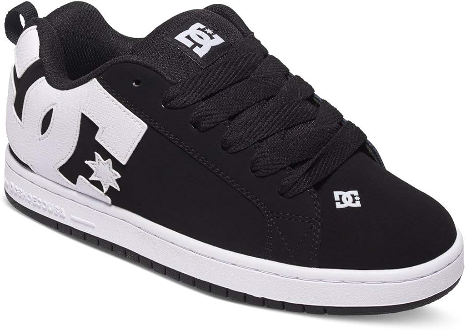 DC Men's Graffik Court Shoe, Black, 6