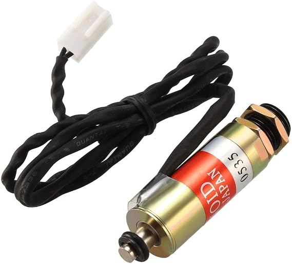 uxcell DC 24V 0.2kg Force 3.3mm Stroke,Pull Push Type,Tubular Solenoid Electromagnet,Linear Motion,for Sewing Machine