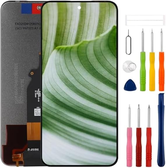 New LCD Display for Infinix Hot 50i X6531, X6531B/ Smart 9 X6532 Touch Screen Digitizer Assembly Replacement with Upgraded Repair Tools Kit-Black