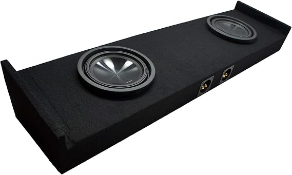 American Sound Connection Alpine SWT-10S4 Compatible with Ford F150 Super Crew 2015-2025 Bundled with FTB2X10-15CREW Dual 10" Sub Box
