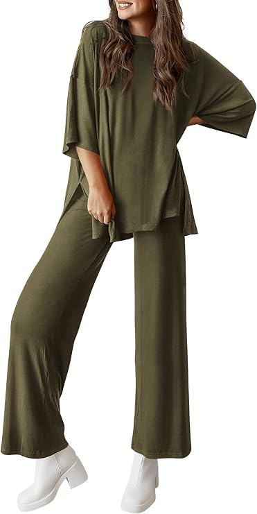 PRETTYGARDEN Two Piece Sets for Women Lounge Matching Set