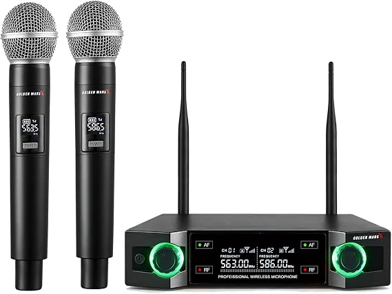 Wireless Microphones Systems for Karaoke Singing with 300 FT Reception