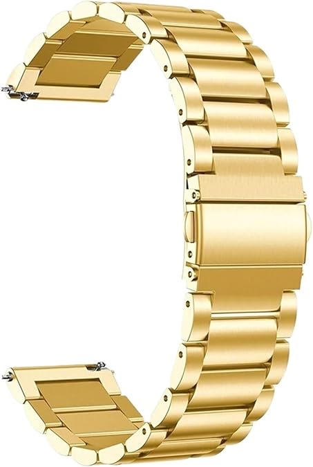 20mm22mmQuick Release Stainless Steel Replacement For MenWomenMetalChain Watch Strap