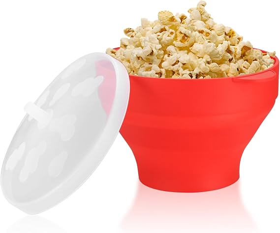 Microwave Popcorn Poppers, Microwave Popcorn Maker, Silicone Popcorn Popper