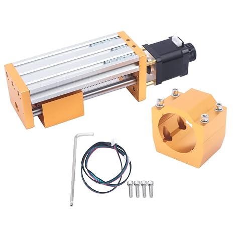 Metal CNC Z Axis Stroke 85mm with Stepping Motor for 52mm Spindle xr