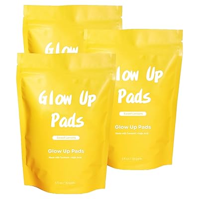 Turmeric Kojic Pads, Turmeric & Kojic Acid Pads 30 ct, Natural Compressed Sponge for Back and Face Cleansing & Exfoliating