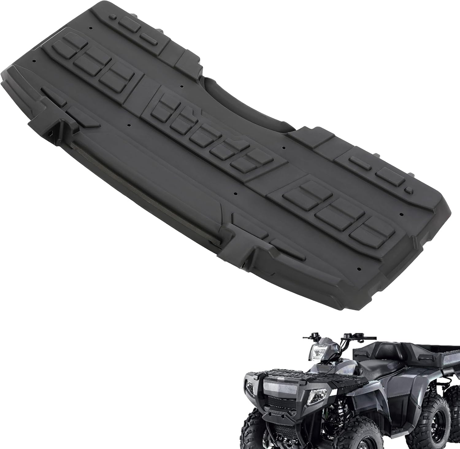 KUAFU Front Storage Box Cover Compatible with 2005-2010 Polaris Sportsman 400 450 500 700 800 X2 EFI HO Touring Replacement for 2633162 ATV Front Cargo Storage Lid Cover