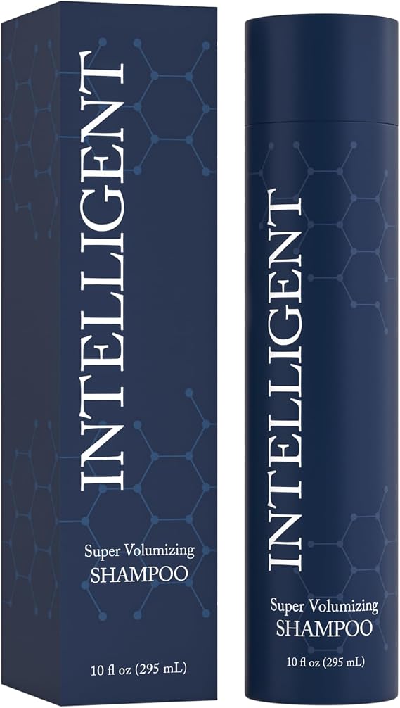 Intelligent Super Volume Hair Loss Shampoo - Strengthens Weak Hair & Maximizes Volume | 10 oz