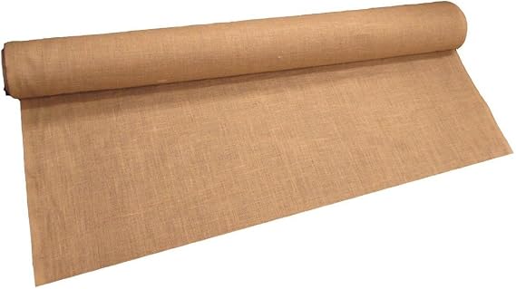 Burlap Fabric Natural, X 5 Yards Long, 40" Wide