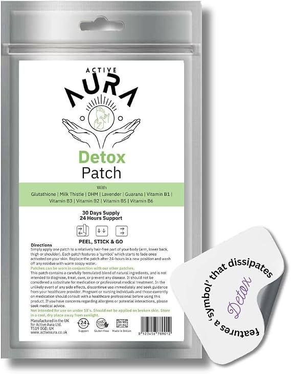 Detox & Cleanse Patches - Detox Foot Patches - Body Toxins - Slimming - Deep Cleansing