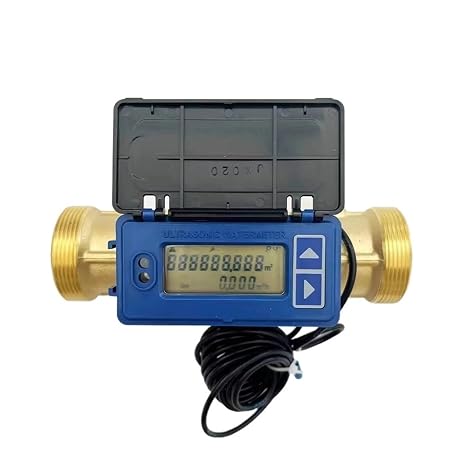 Flow Meter, Ultrasonic Liquid Meter, Small Diameter, DN15-40mm, Rs485 Sensor, Copper Tube, Smart Water Counter, Factory(DN20)