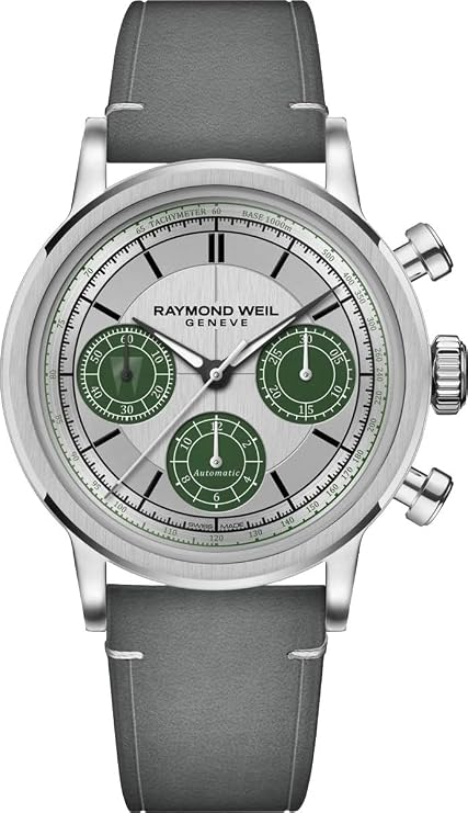RAYMOND WEIL Automatic Watch 7765-STC-LAR01, Grey, Strap