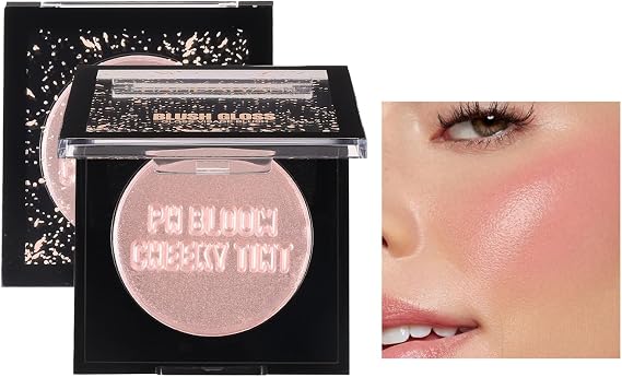 Colour Changing Blusher for Cheek Make Up, Moisturizing Cream Blusher, Eyeshadow, Lipstick 3 IN 1, Waterproof and Long-lasting Blush Palette Dewy & Natural Flush Finish Blush Makeup