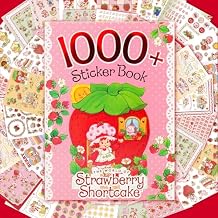 Horizon Group USA Sticker Book with Large and Small Sizes, Kids Stationary for Water Bottle, Notebooks, and Party Favors, 1000+, Strawberry Shortcake