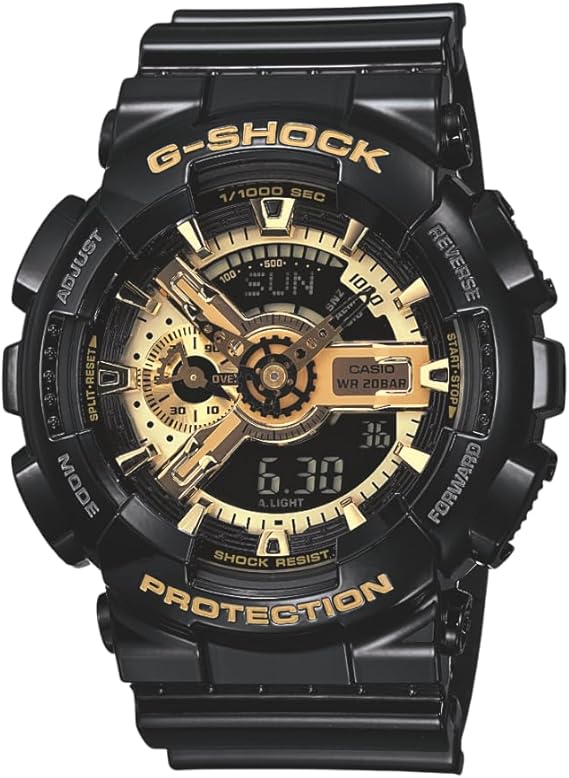 G-Shock X-Large Combi GA110 Black/Gold One Size