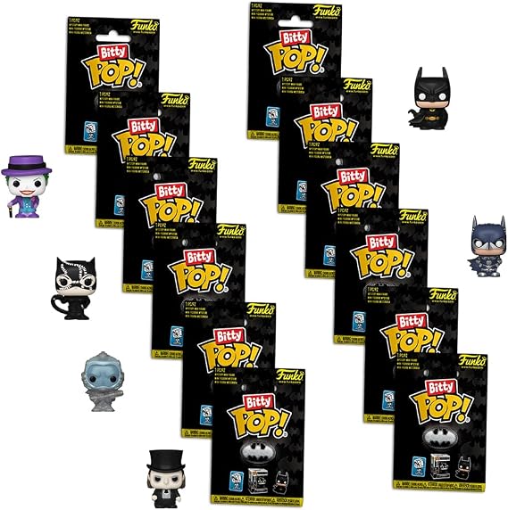 Funko Pop! Bitty Singles: Batman 85th Anniversary - 12 Pieces