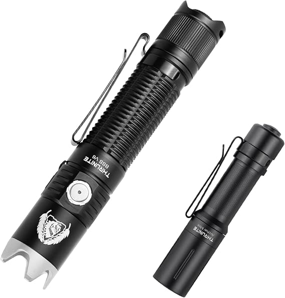 ThruNite 2PCS Flashlight BundleBSS V6 Bright Tactical Flashlight Cool White/Archer Mini Flashlight Cool White