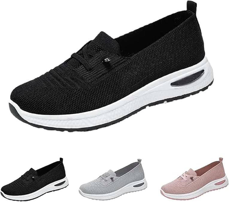 Orthopedic Shoes for Women 2025 Closed Toe Wide Width Comfortable Breathable Walking Shoe Non Slip Lightweight Sneakers