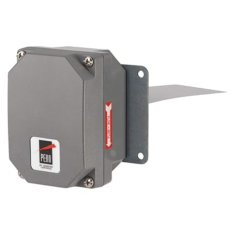 Johnson Controls F261MEH-V01C Penn F261 Series Low-Flow Model Flow Switch with Type 4 (NEMA) Enclosure, 1/2" x 1/2" External NPTF Inlet and Outlet