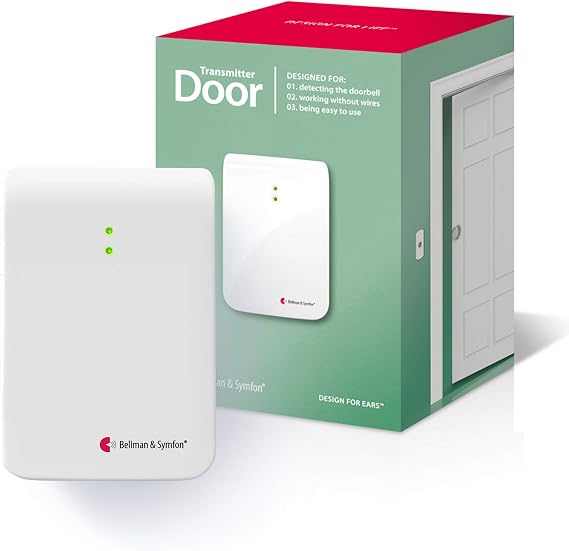 Bellman Doorbell Transmitter - Doorbell for Hearing Loss