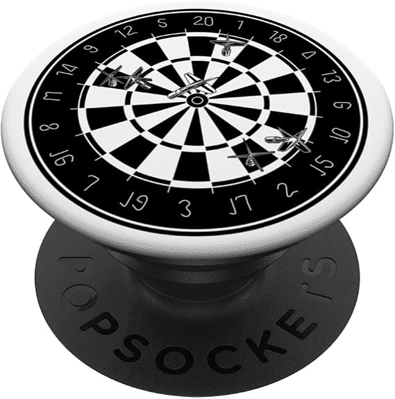 Steeldarts Darts Board Drawing PopSockets Standard PopGrip