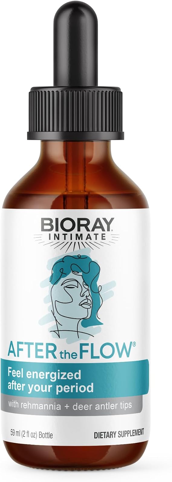 BIORAY After the Flow - 2 fl oz - Natural Menstrual Support - Non-GMO, Gluten Free
