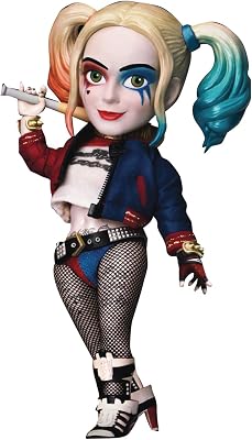 Beast Kingdom Suicide Squad: Harley Quinn EAA-125 Egg Attack Action Figure, Multicolor